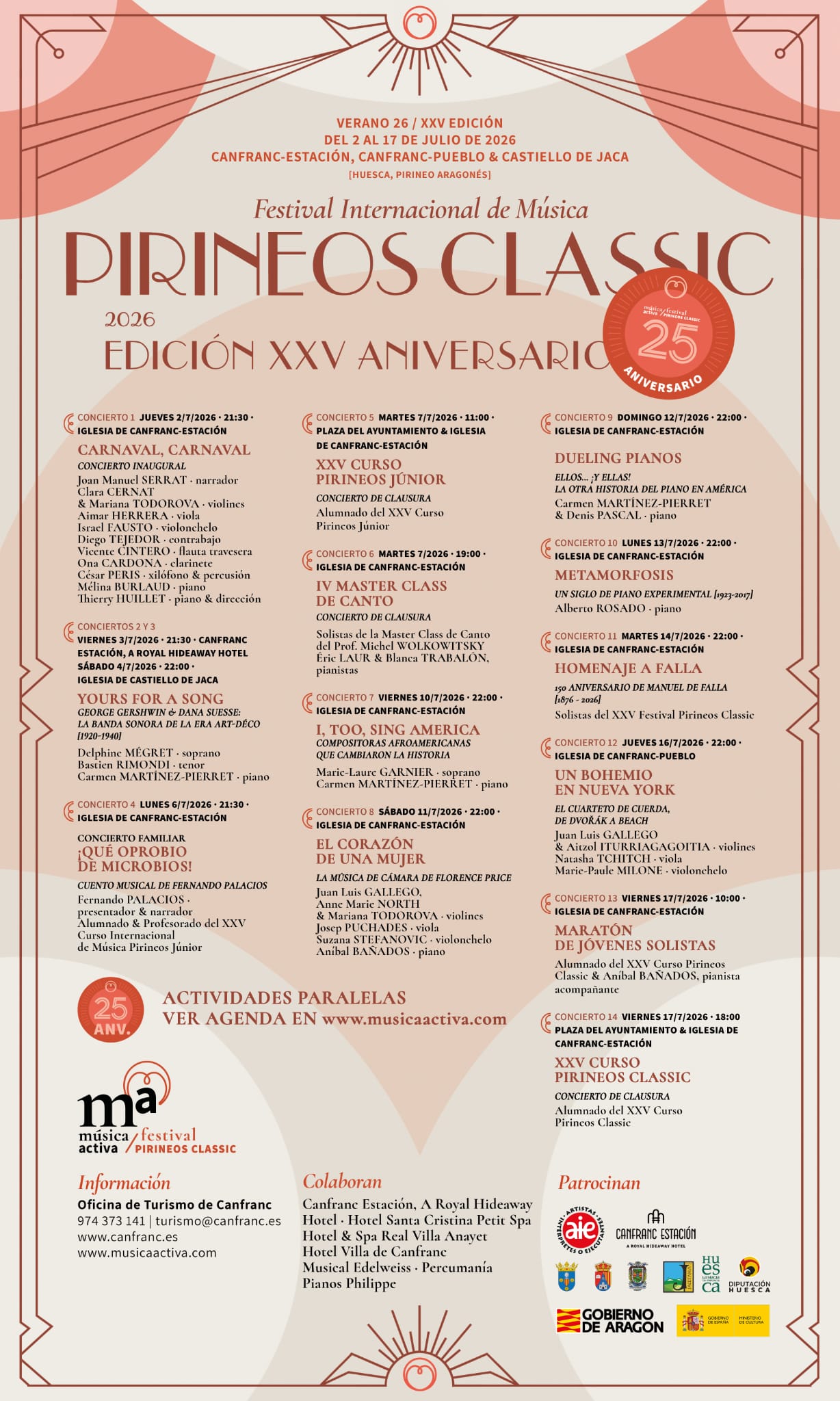  Festival Internacional de M&uacute;sica Pirineos Classic 2026