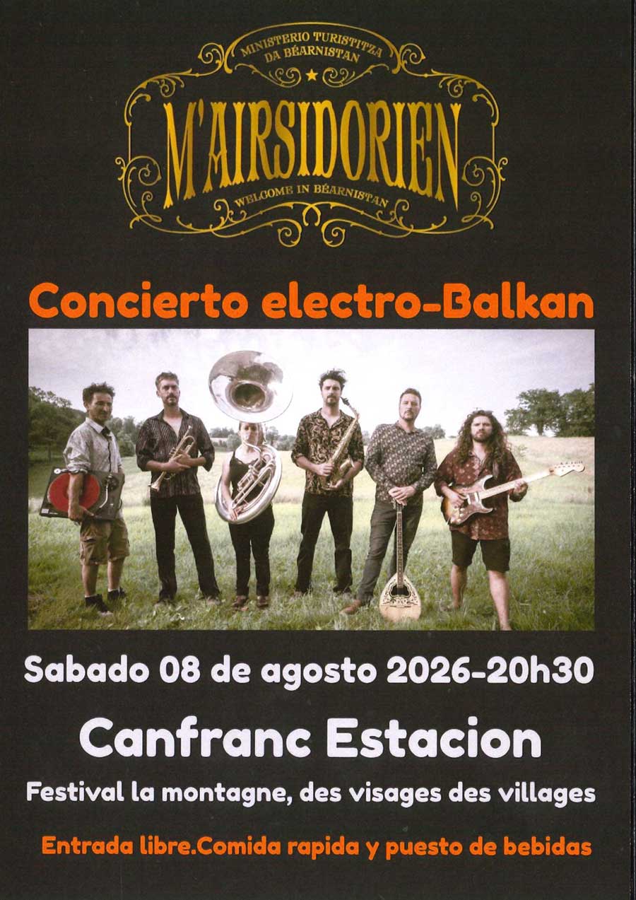 concierto ELECTRO-BALKAN de la banda « M’AIRCIDORIEN »