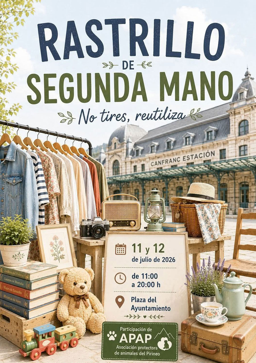 Rastrillo de Segunda Mano: No tires, reutiliza