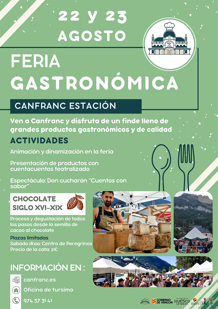 Feria gastron&oacute;mica en Canfranc Estaci&oacute;n