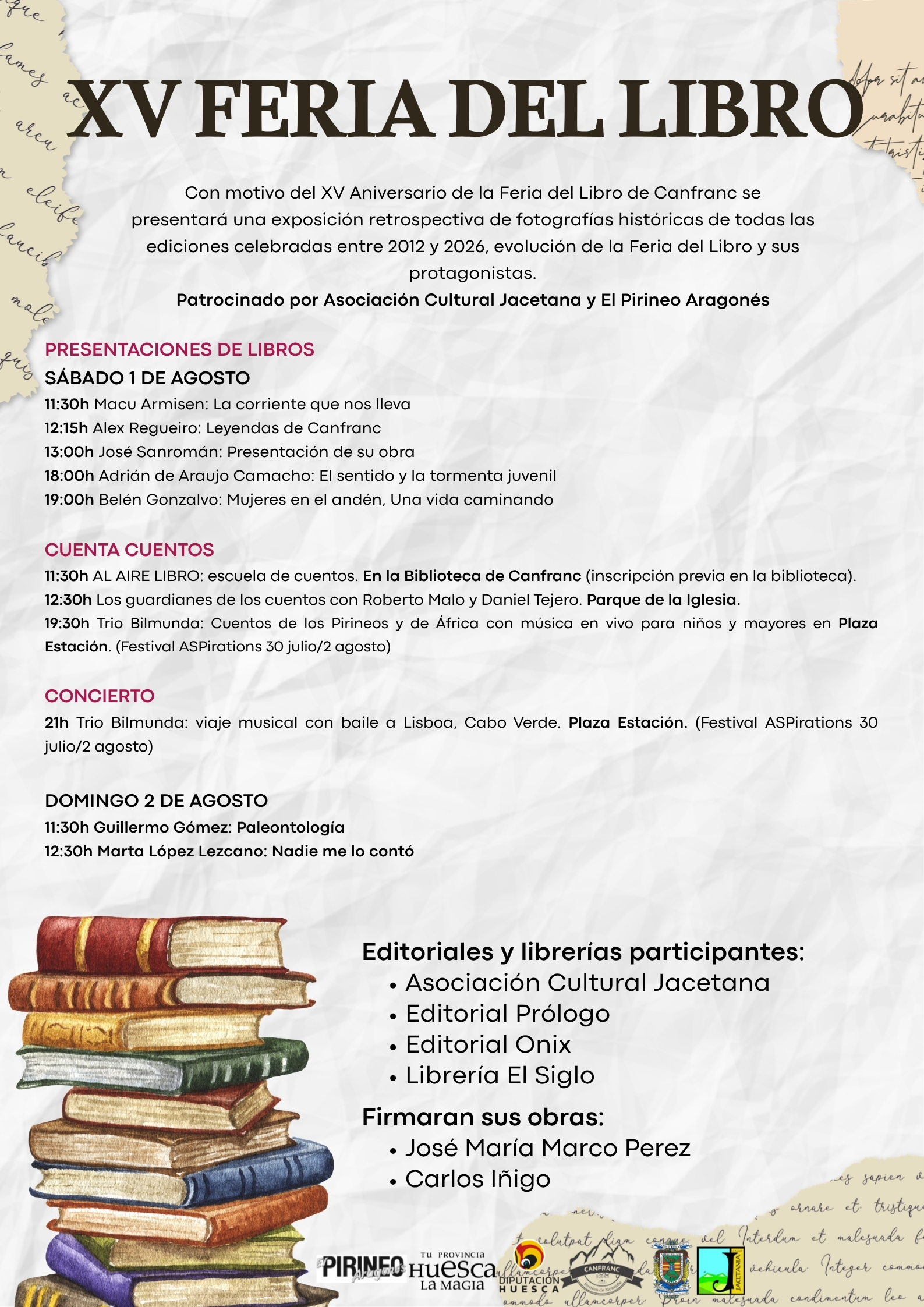 XV Feria del Libro de Canfranc 2026