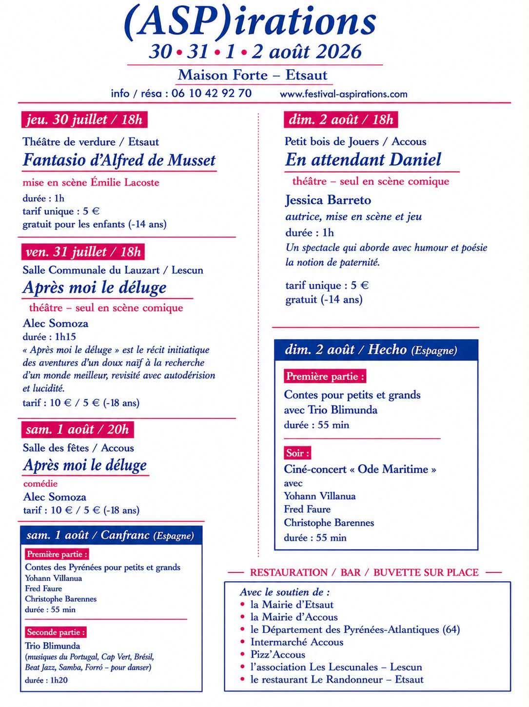 Dentro de las actividades del Festival ASPirations: Trio Bilmunda