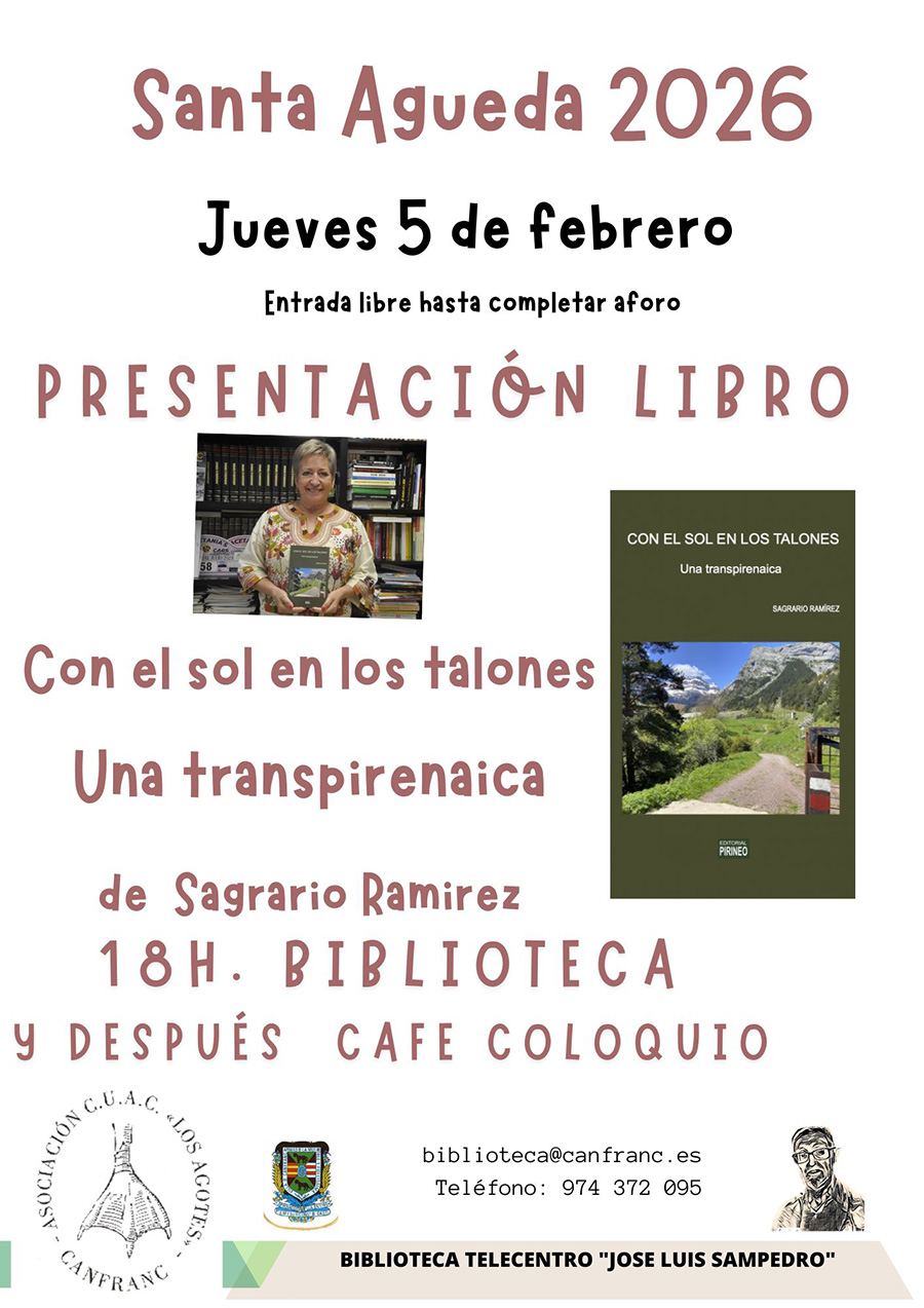 PRESENTACIÓN LIBRO "Con el sol en los talones. Una transpirenaica" de Sagrario Ramírez