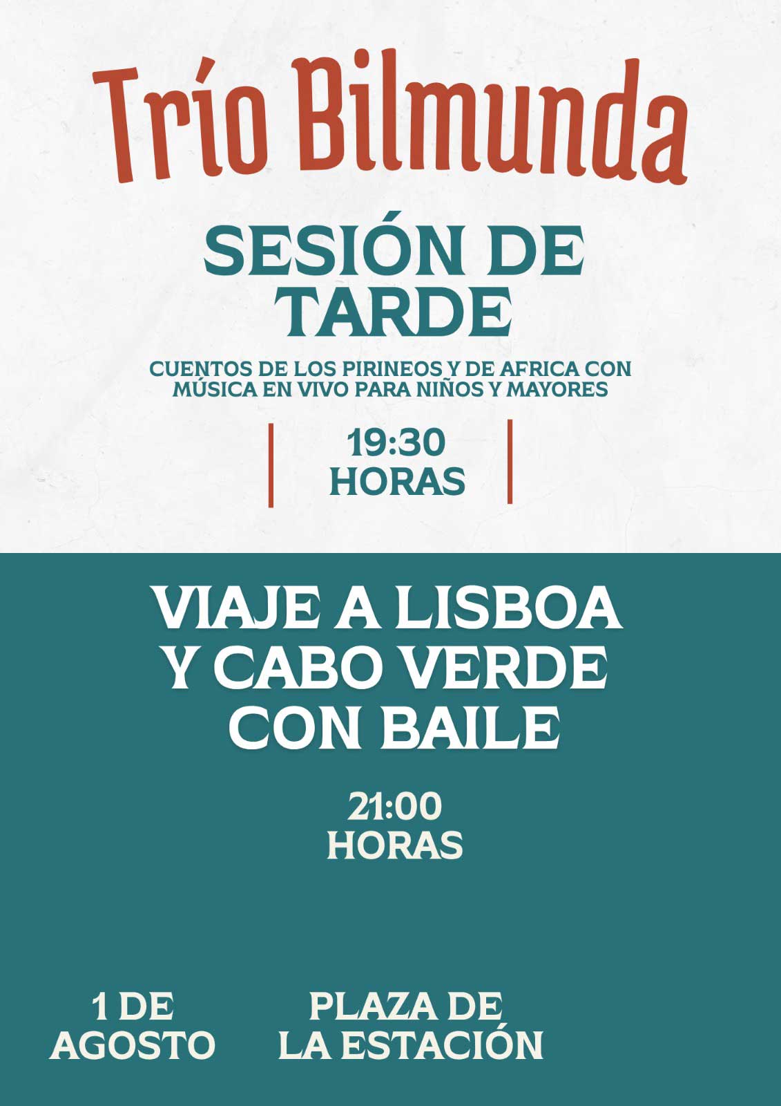Dentro de las actividades del Festival ASPirations: Trio Bilmunda