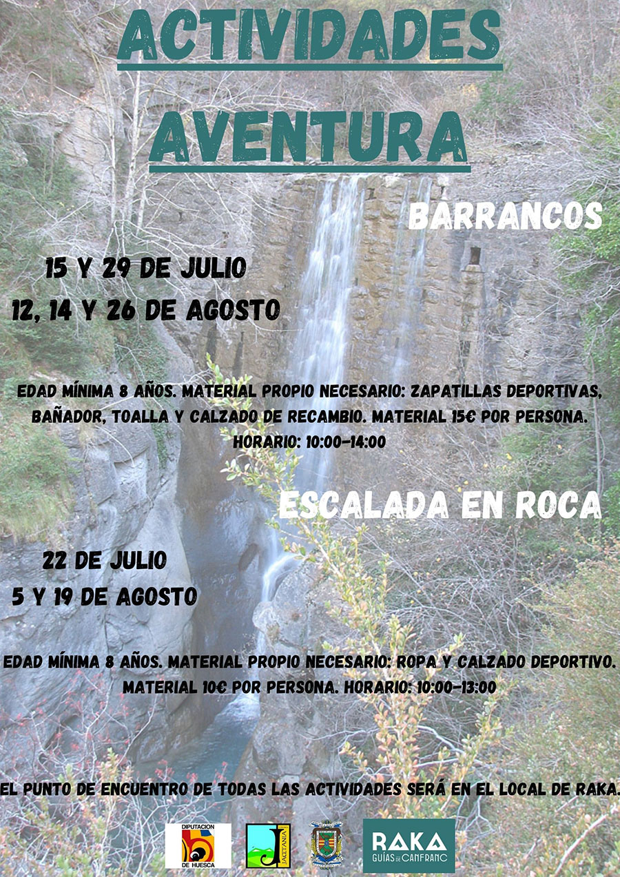 Actividades de aventura: Barrancos y Escalada