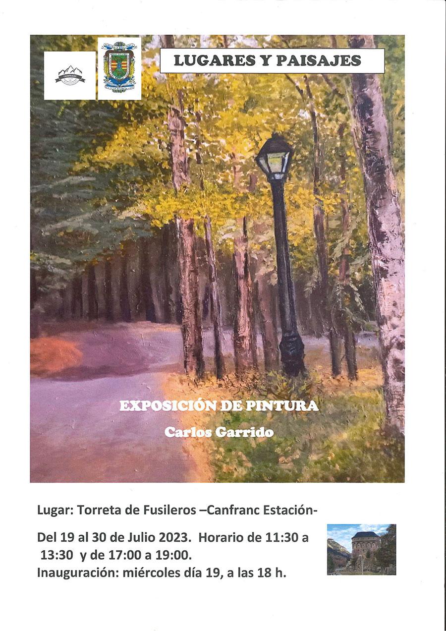 xExposición "LUGARES Y PAISAJES " de Carlos Garrido