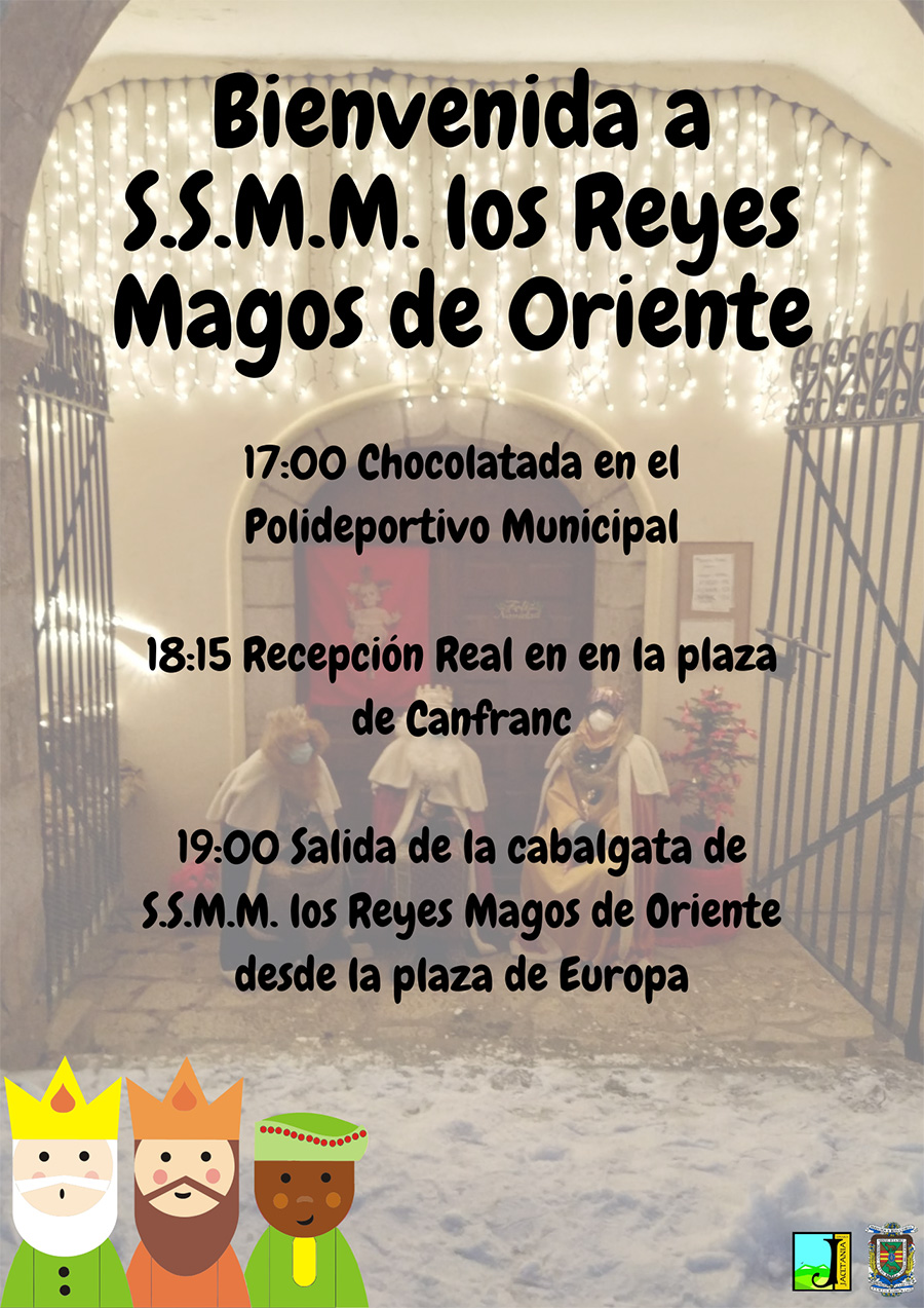 Cabalgata de los Reyes Magos en Canfranc