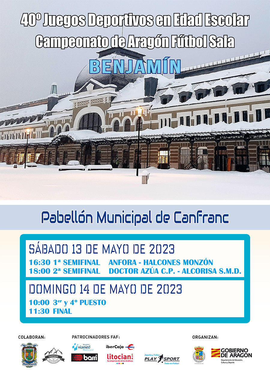 Campeonato de Aragón Fútbol Sala "Benjamin" en Canfranc