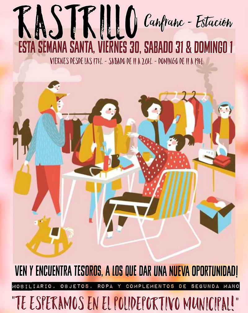 Rastrillo solidario en Canfranc