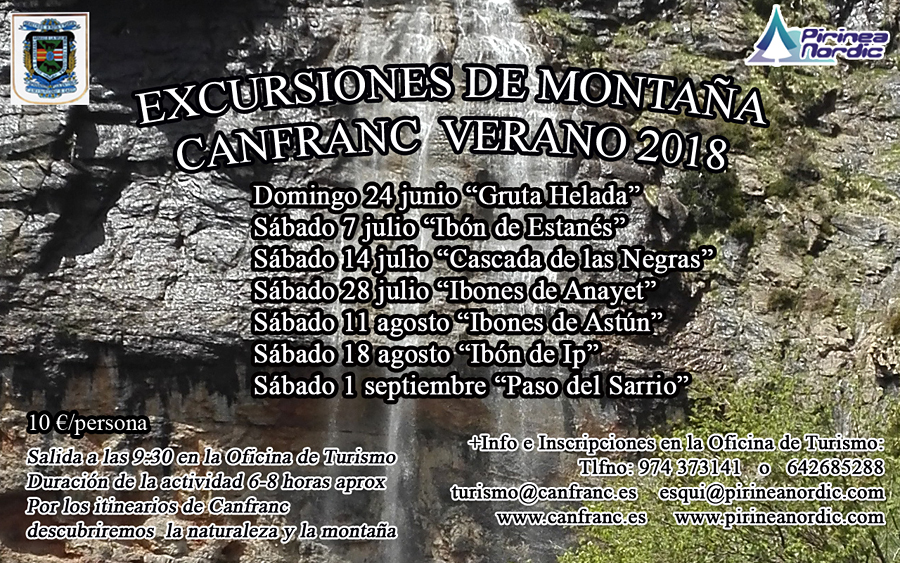 Excursiones verano 2018