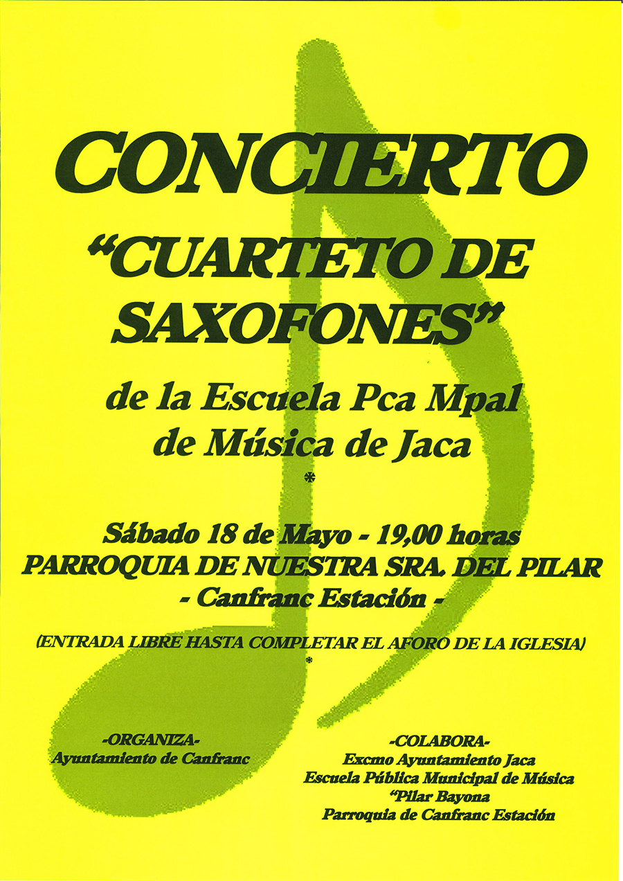 Concierto "Cuarteto de saxofones"