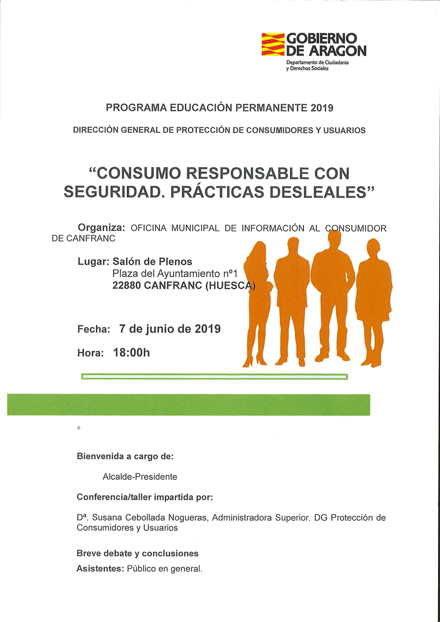 Conferencia Taller "Consumo responsable con seguridad. Prácticas desleales"