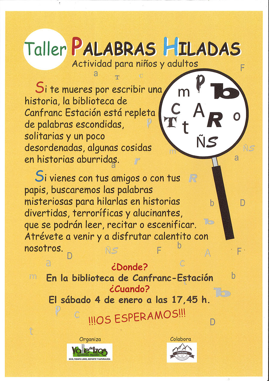 Taller "Palabras hiladas"