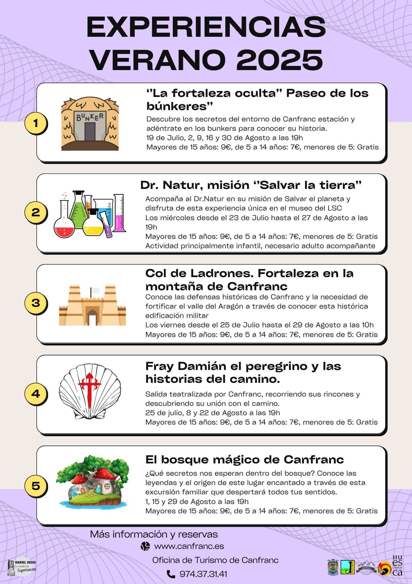 Experiencias Canfranc Verano 2025