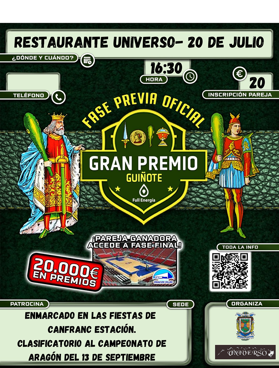 Campeonato de Guiñote Fiestas de Canfranc