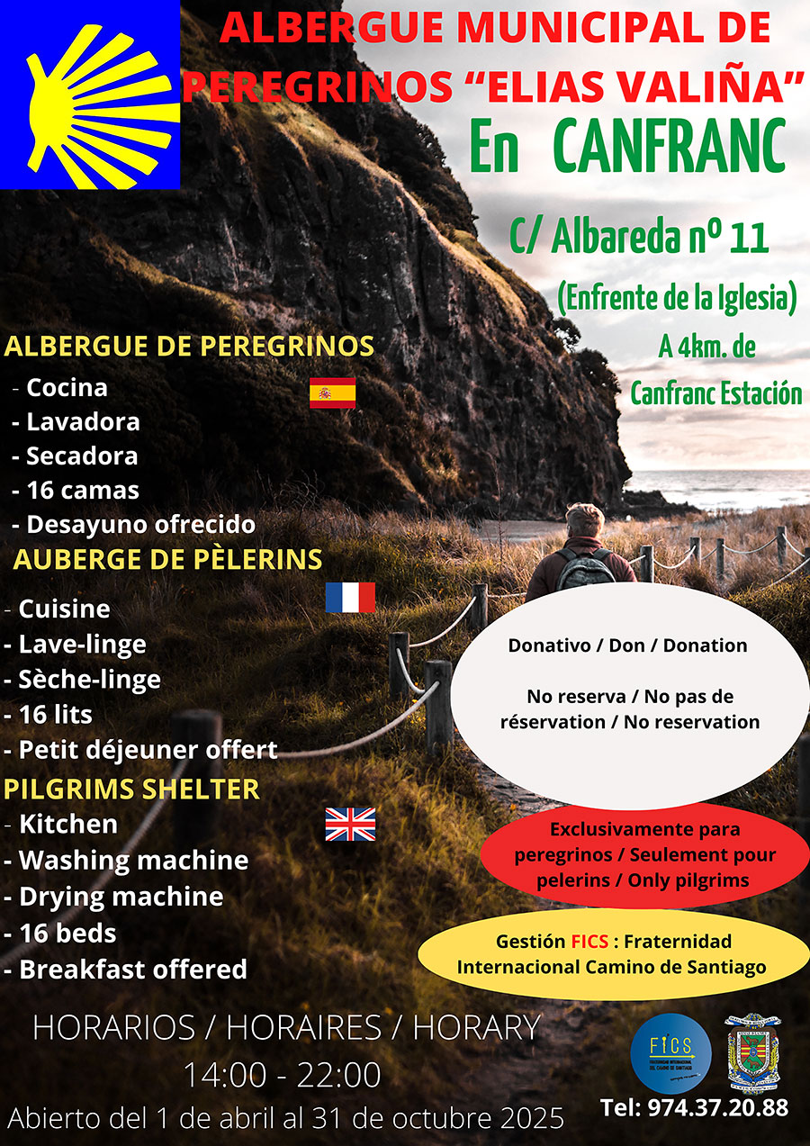 Albergue de peregrinos de Canfranc Elías Valiña