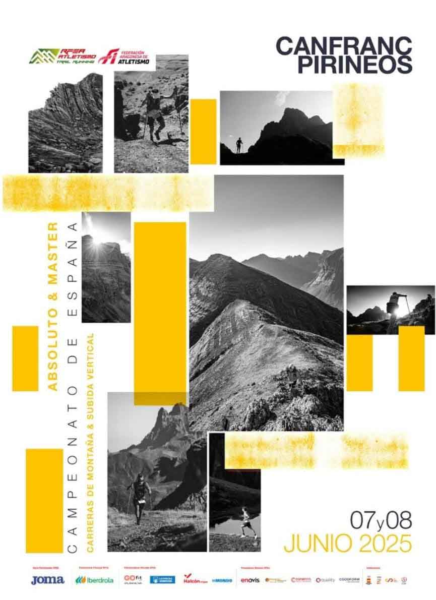 Canfranc albergará el fin de semana del 7 y 8 de junio el Campeonato de España de Trail Running en las modalidades de Subida Vertical (Uphill), Carreras de montaña (Classic) y Sub 20. 
