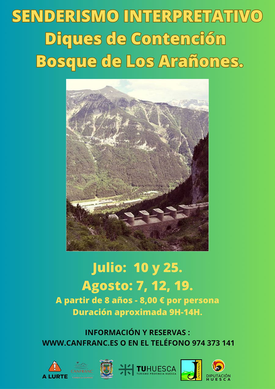 Diques de contención y bosque de Los Arañones