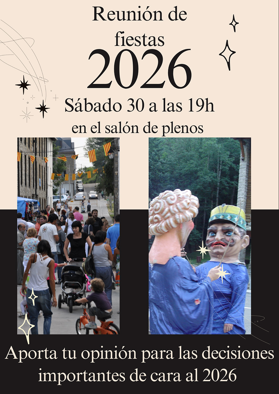 Reunión preparatoria Fiestas 2026