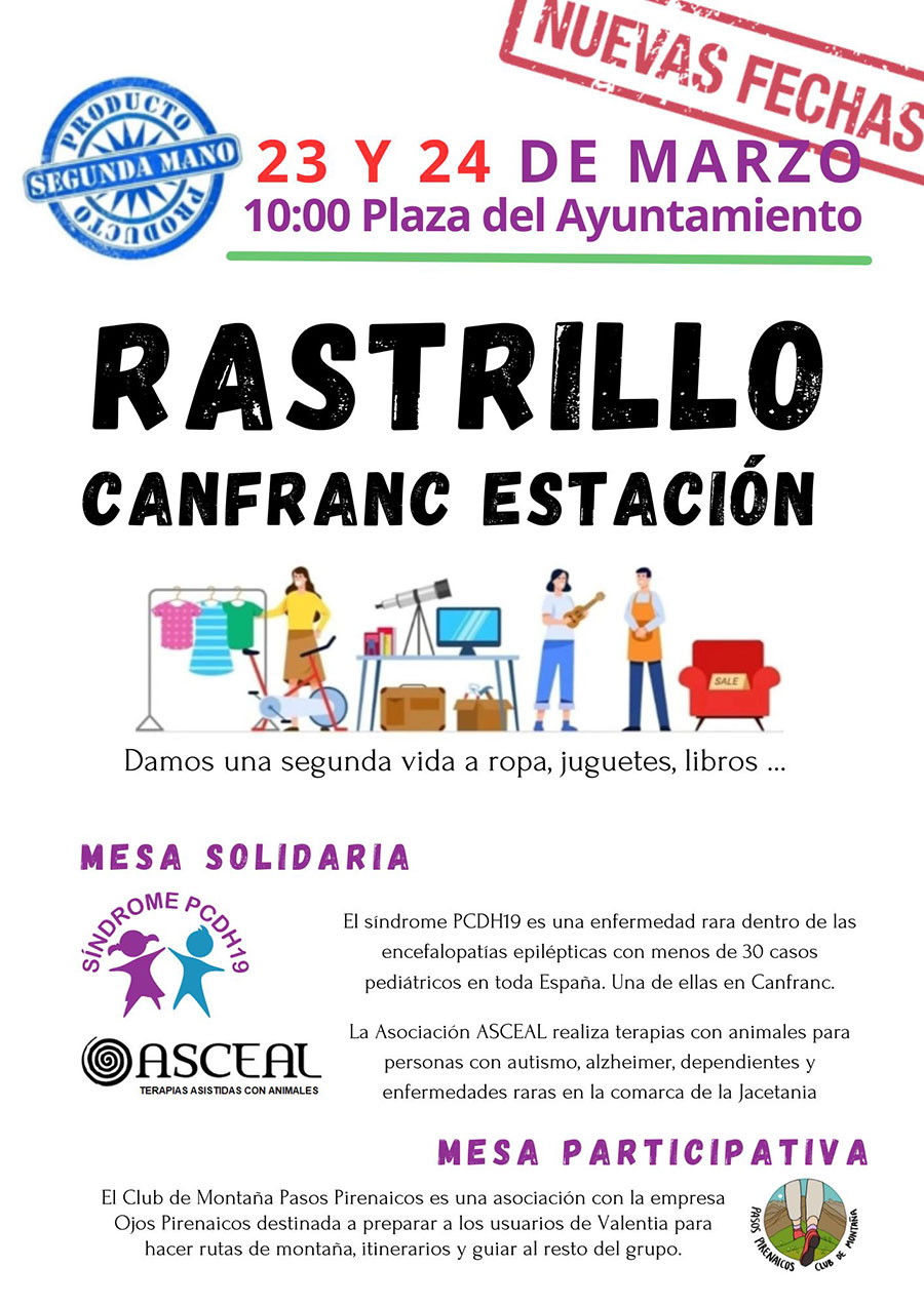 Rastrillo solidario en Canfranc