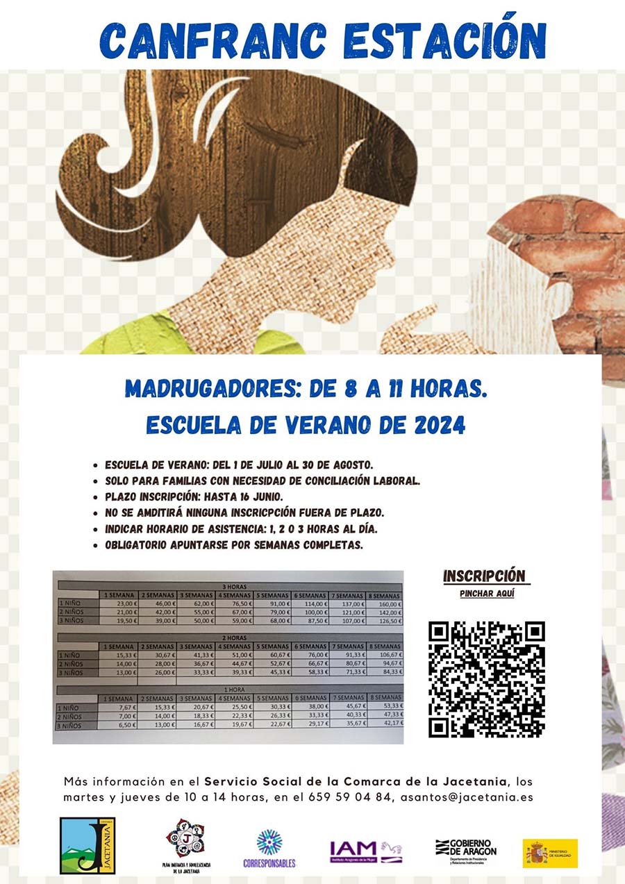 Madrugadores de 8h00 a 11h00