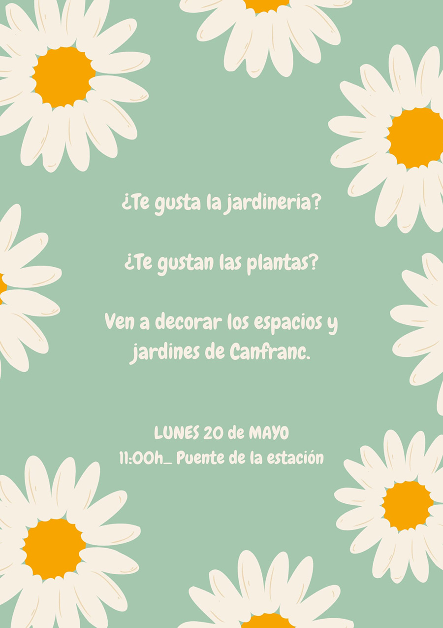 Taller de Jardinería en Canfranc