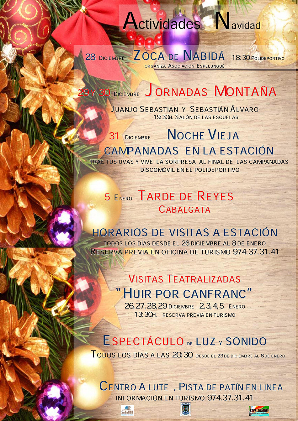 Actividades en Canfranc- Navidad 2016