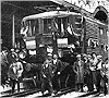 Llegada a la Estaci&oacute;n Internacional del primer tren de Francia. Foto: F. de las Heras