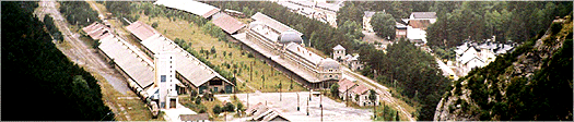 Vista de la Estaci&oacute;n internacional de Canfranc
