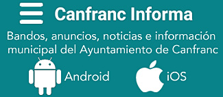 Todos los bandos, anuncios, noticias e información municipal del Ayuntamiento de Canfranc pueden ser recibidas a través de móvil.