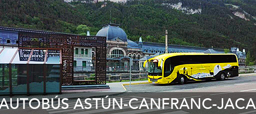 autobús Jaca – Canfranc – Astún.