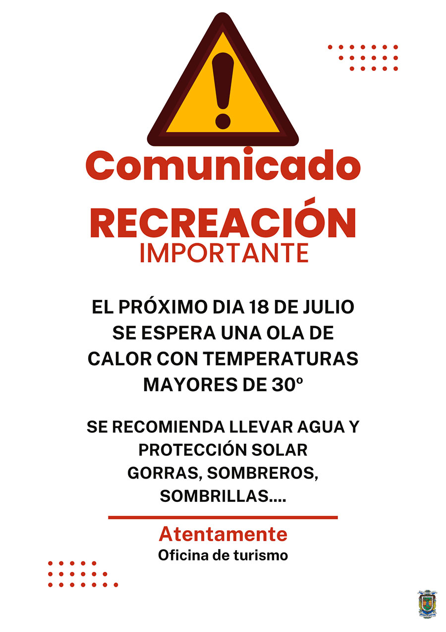 ALERTA ALTAS TEMPERATURAS