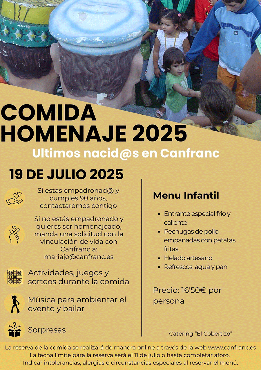 COMIDA DE FIESTAS
19/07/2025