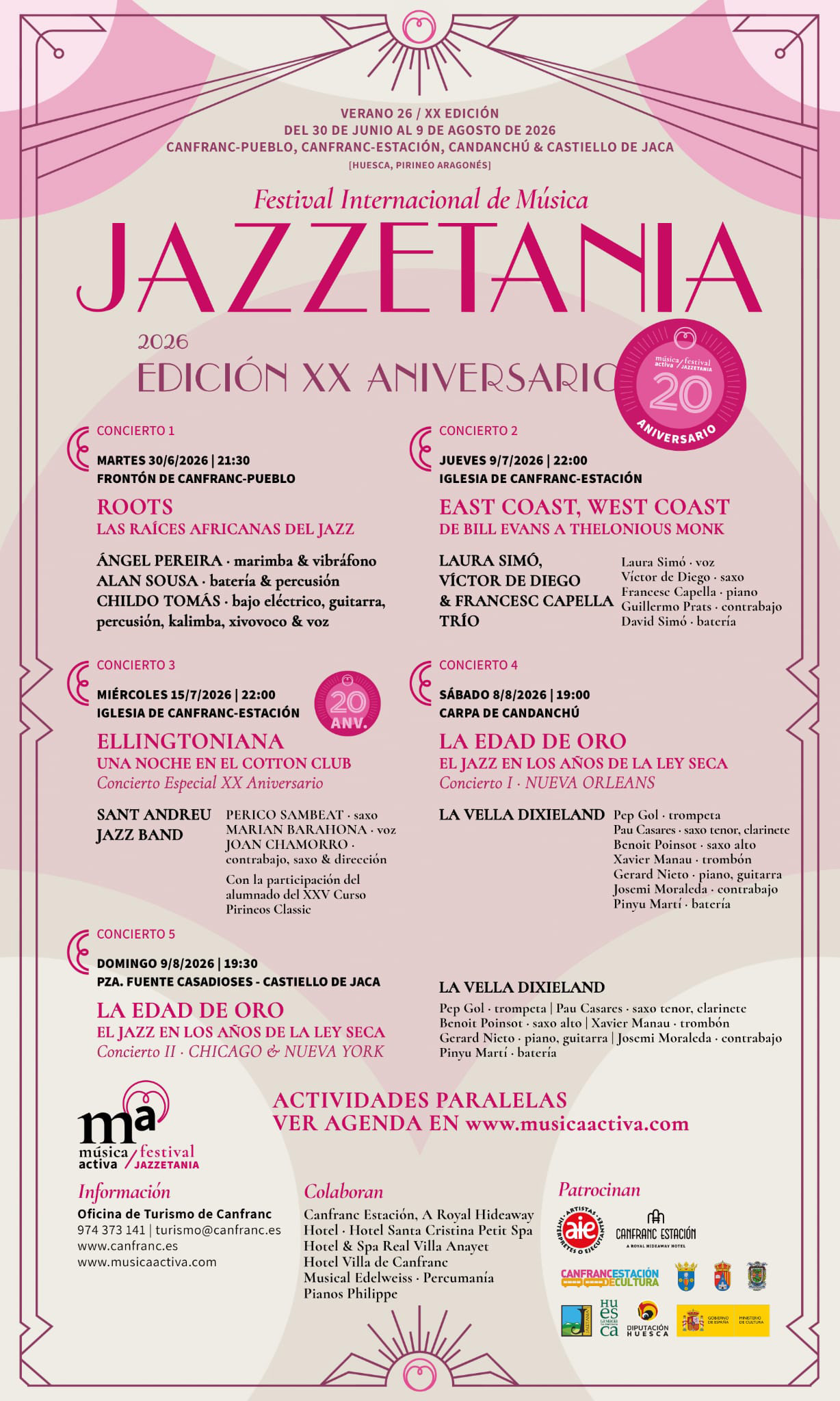 XX edici&oacute;n del Festival Jazzetania