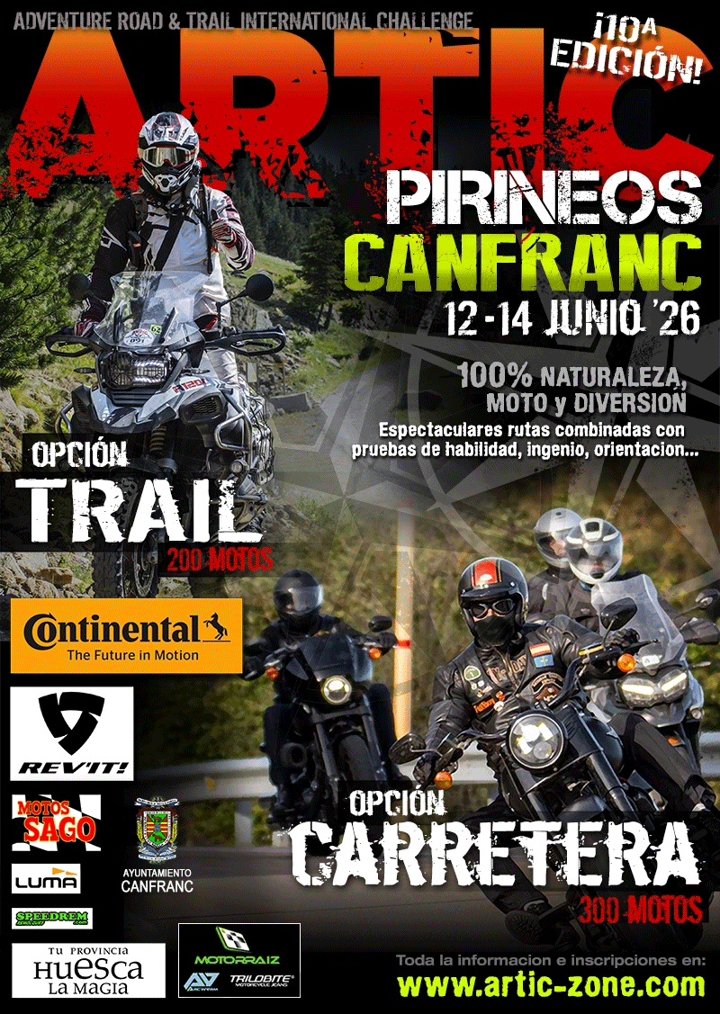 ARTIC PIRINEOS es un evento diferente, dise&ntilde;ado para disfrutar a tope de tu moto en una de las zonas m&aacute;s bellas de Europa, recorriendo paisajes y llegando a lugares de esos que te dejan sin aliento.