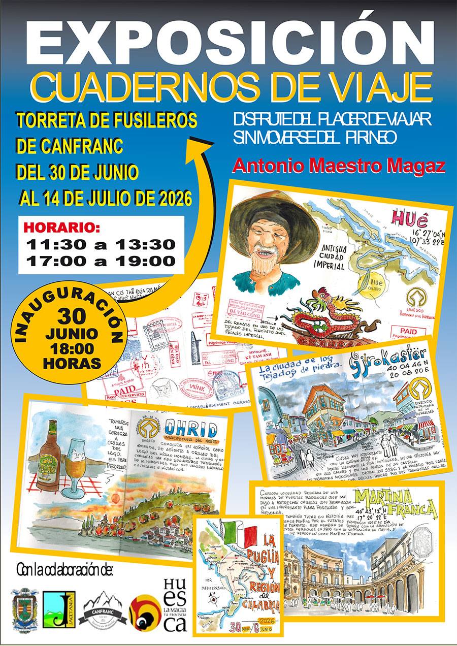 Exposici&oacute;n Cuadernos de Viaje