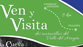 Entrada conjunta Cueva de las Gixas y Estacin de Canfranc