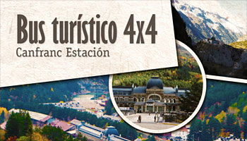 Bus turstico Canfranc Estacin 4x4: Recorrido fotogrfico