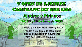 V Open de Ajedrez Canfranc IRT SUB 2200