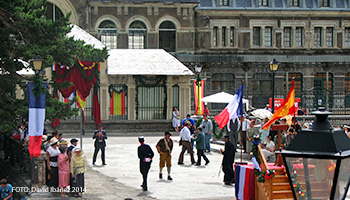 Recreacin de la Inauguracin de la Estacin de Canfranc