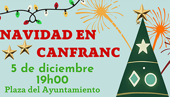 Encendido del rbol e iluminacin de Canfranc