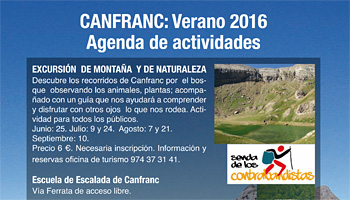 Actividades Verano 2016 en Canfranc