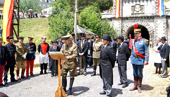 V Recreacin de la inauguracin de la Estacin Internacional de Canfranc 