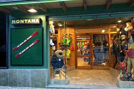 DEPORTES-REGALOS MONTANA SKI-10  T. 974 372 164 · 636 505 055 · canalroya@gmail.com · Horarios: 8.30 a 20.30 h.    Tienda de ropa y alquiler de esquis . Maria Dolores Cajal.  